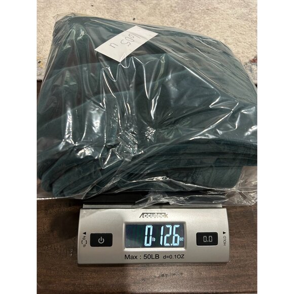 Juicy Couture Velour Straight Leg Lounge Pants Teal Sz XL Drawstring Relaxed - Picture 9 of 9